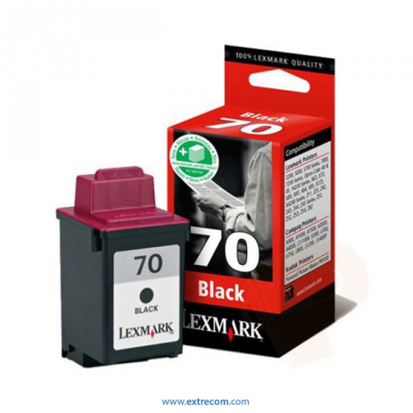 Cartouche D'encre Noire Originale Lexmark 70 - Neuf Sous Blister Pour Imprimantes Lexmark