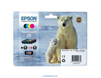 Epson 26 pack 4 colores original