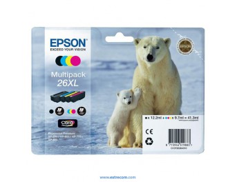 Epson 26 XL pack 4 colores original