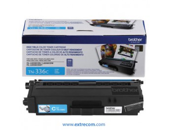 Brother TN-336C cian original (Alta capacidad)