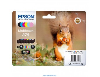 Epson 378 pack 6 colores original