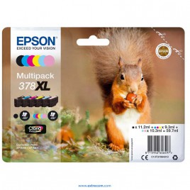 Epson 378 XL pack 6 colores original