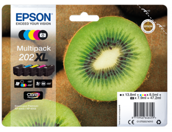 Epson 202 XL multipack 5 colores original