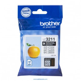 Brother LC3211BK negro