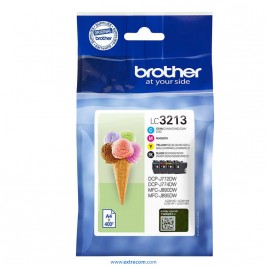 Brother LC3213VALBP pack 4 colores original