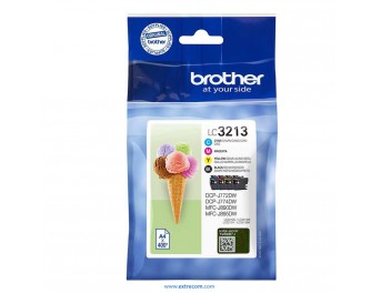 Brother LC3213VALBP pack 4 colores original