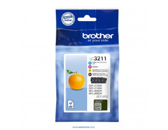 Brother LC3211VALBP pack 4 colores original