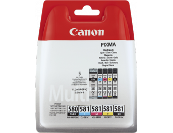 Canon CLI-581/PGI-580 pack 5 unidades original
