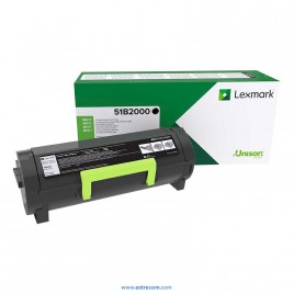 Lexmark 51B2000 negro original