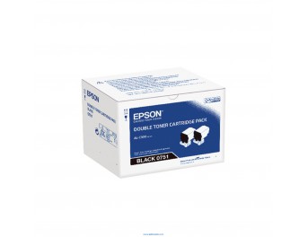 Epson 0751 pack 2 unidades negro original