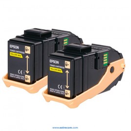 Epson 0606 pack 2 unidades amarillo original