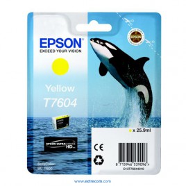 Epson T7604 amarillo original