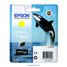 Epson T7604 amarillo original