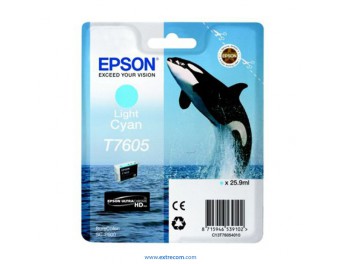 Epson T7605 cian claro original