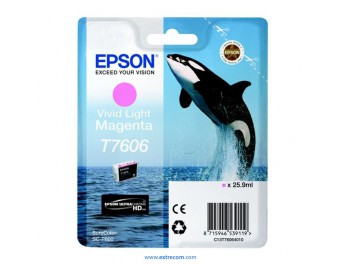 Epson T7606 magenta vivo claro  original