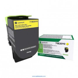 Lexmark 71B20Y0 amarillo original