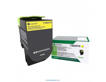 Lexmark 71B20Y0 amarillo original