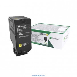 Lexmark 75B20Y0 amarillo original