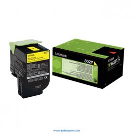 lexmark 802Y amarillo original