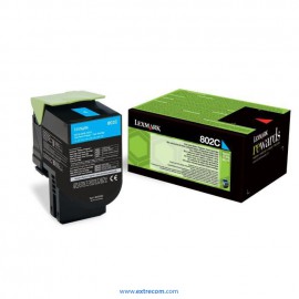 lexmark 802 toner cian