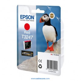 Epson T3247 rojo original