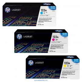 HP 123A multipack 3 colores original