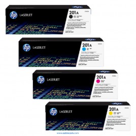 HP 201A pack 4 colores original