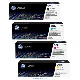 HP 201X pack 4 colores original