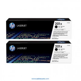 HP 201X pack 2 negro original