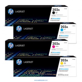 HP 203A pack 4 colores original