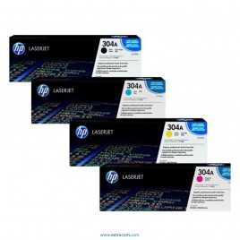 hp 304A pack 4 colores original