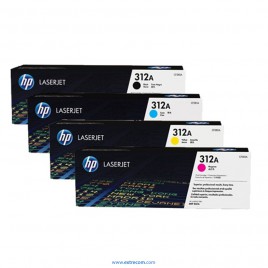 HP 312A pack 4 colores original