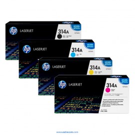 HP 314A pack 4 colores original