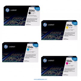 HP 504A pack 4 colores origin