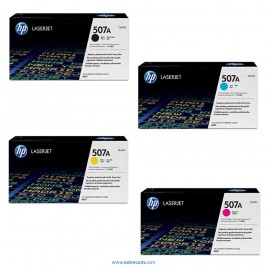 HP 507A pack 4 colores original