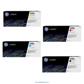 HP 508X pack 4 colores