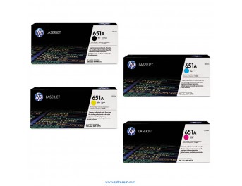 HP 651A pack 4 colores