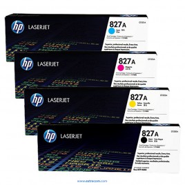 HP 827A pack 4 colores original