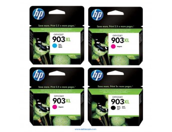 HP 903 XL pack 4 colores original