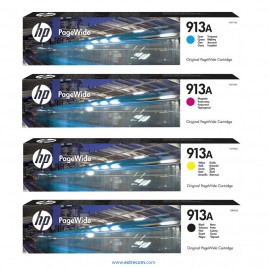 HP 913 pack 4 colores original