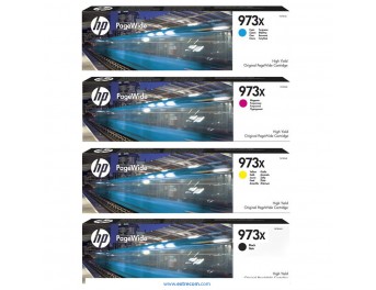 HP 973X pack 4 colores original