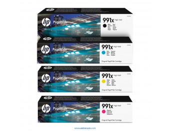 HP 991X pack 4 colores original