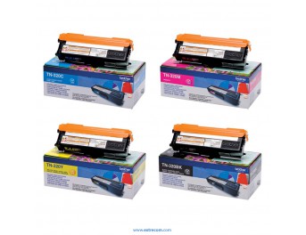 Brother TN-320PK pack 4 colores original