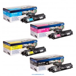 Brother TN-321PK pack 4 colores original