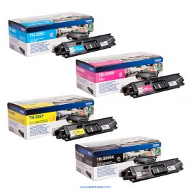 Brother TN-326PK pack 4 colores original