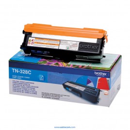 Brother TN-328C cian original (Alta capacidad)