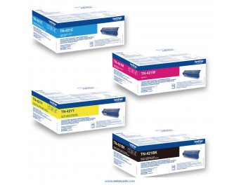 Brother TN-421PK pack 4 colores original