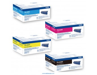 Brother TN-423PK pack 4 colores original