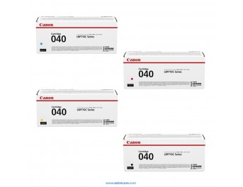 Canon 040 pack 4 colores original