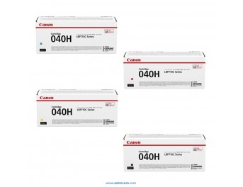 Canon 040 H pack 4 colores original